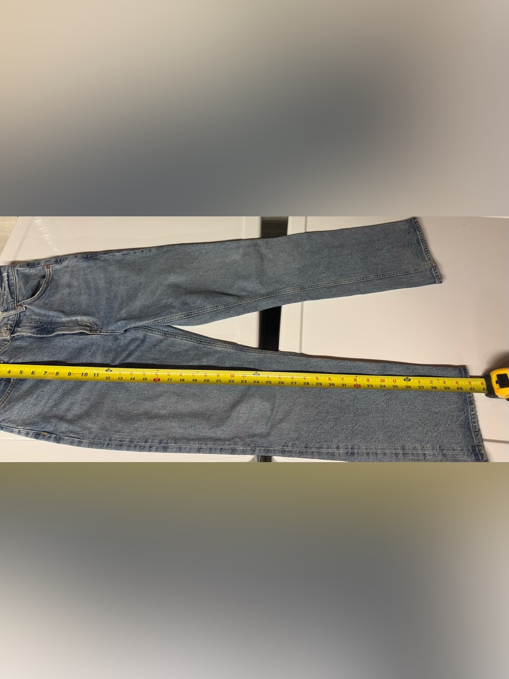 Agolde High Rise Stretch Stovepipe Jeans - Picture 9 of 9